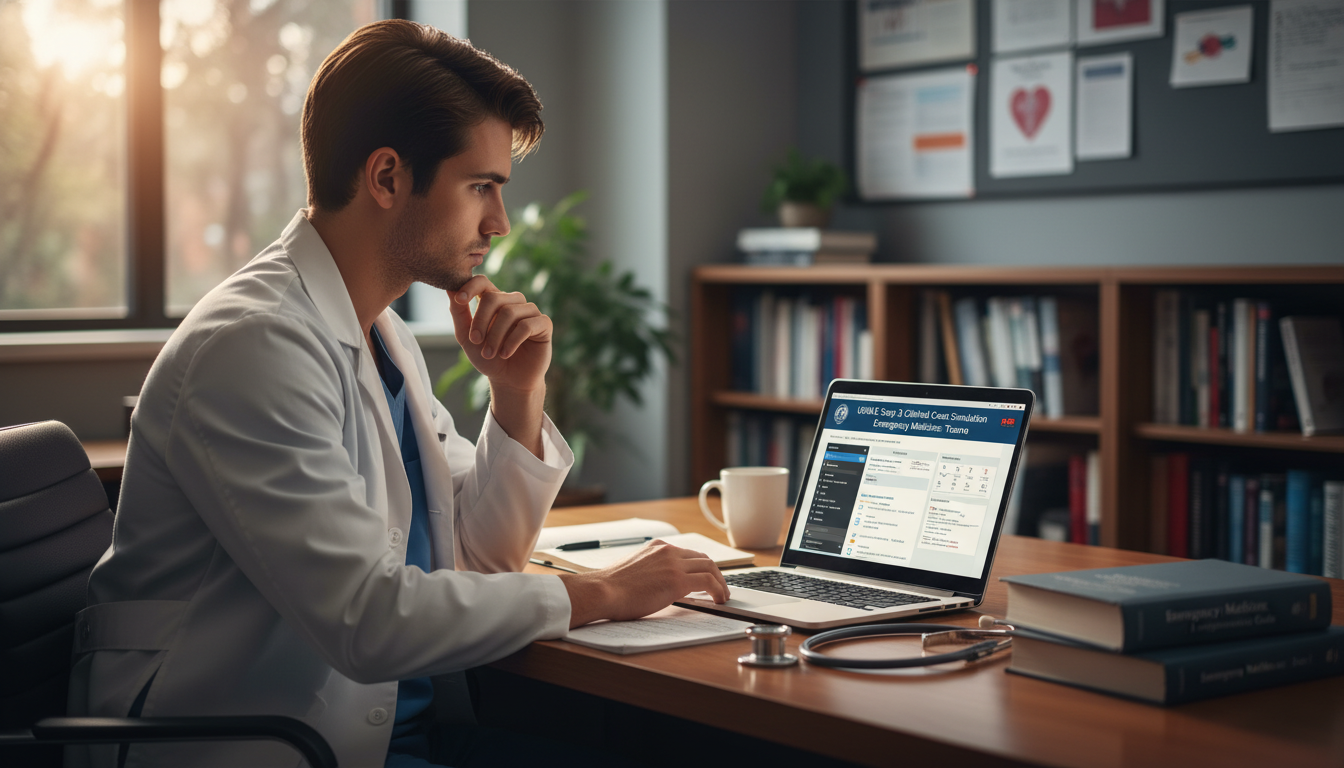 Resident practicing USMLE Step 3 CCS cases Resident practicing USMLE Step 3 CCS cases - emergency medicine residency for USMLE Step 3 Preparation in Emergency Medicine: