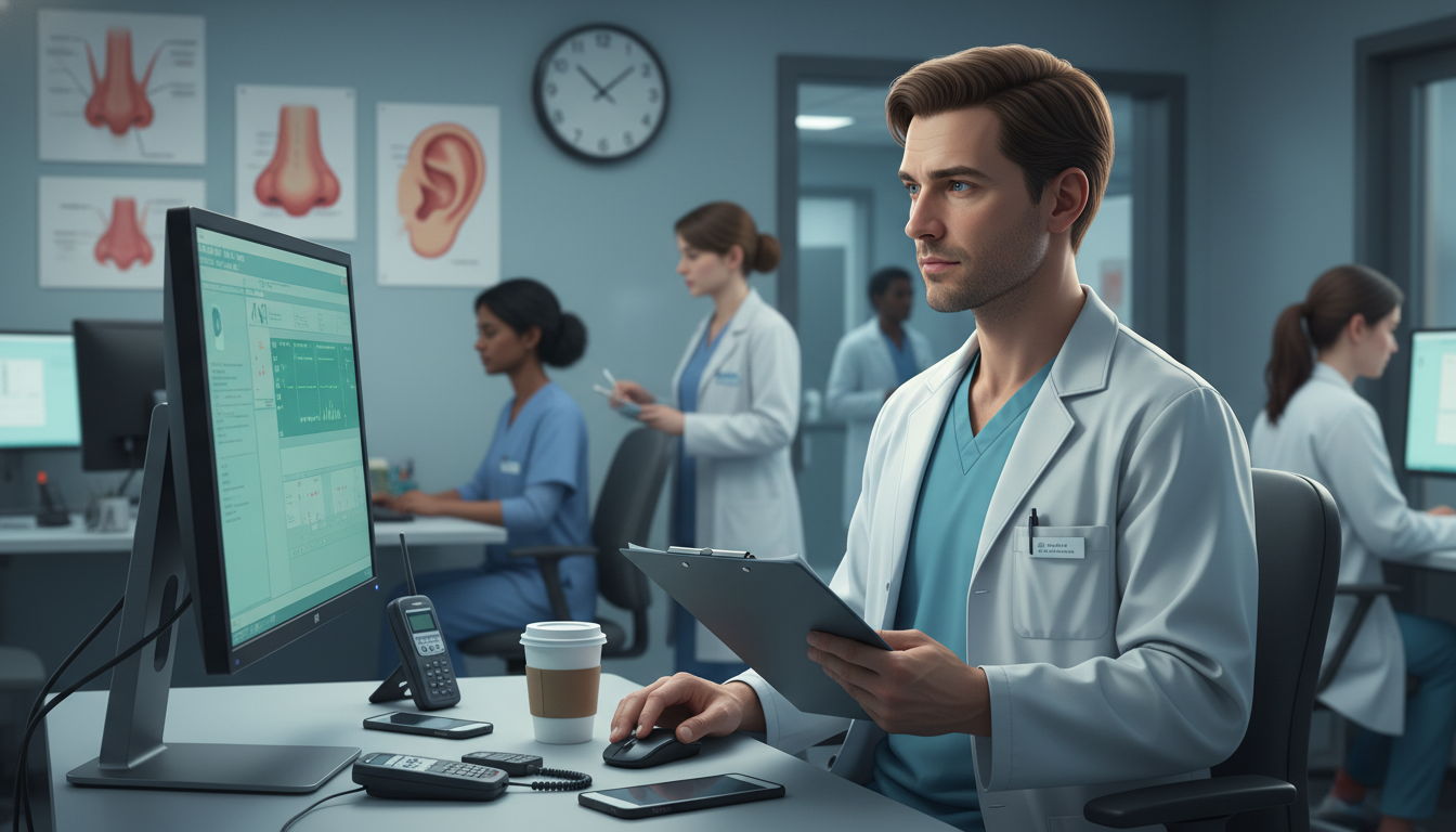 ENT resident managing time and tasks during a busy call day ENT resident managing time and tasks during a busy call day - ENT residency for Residency Burnout Prevention in Otolaryngolog