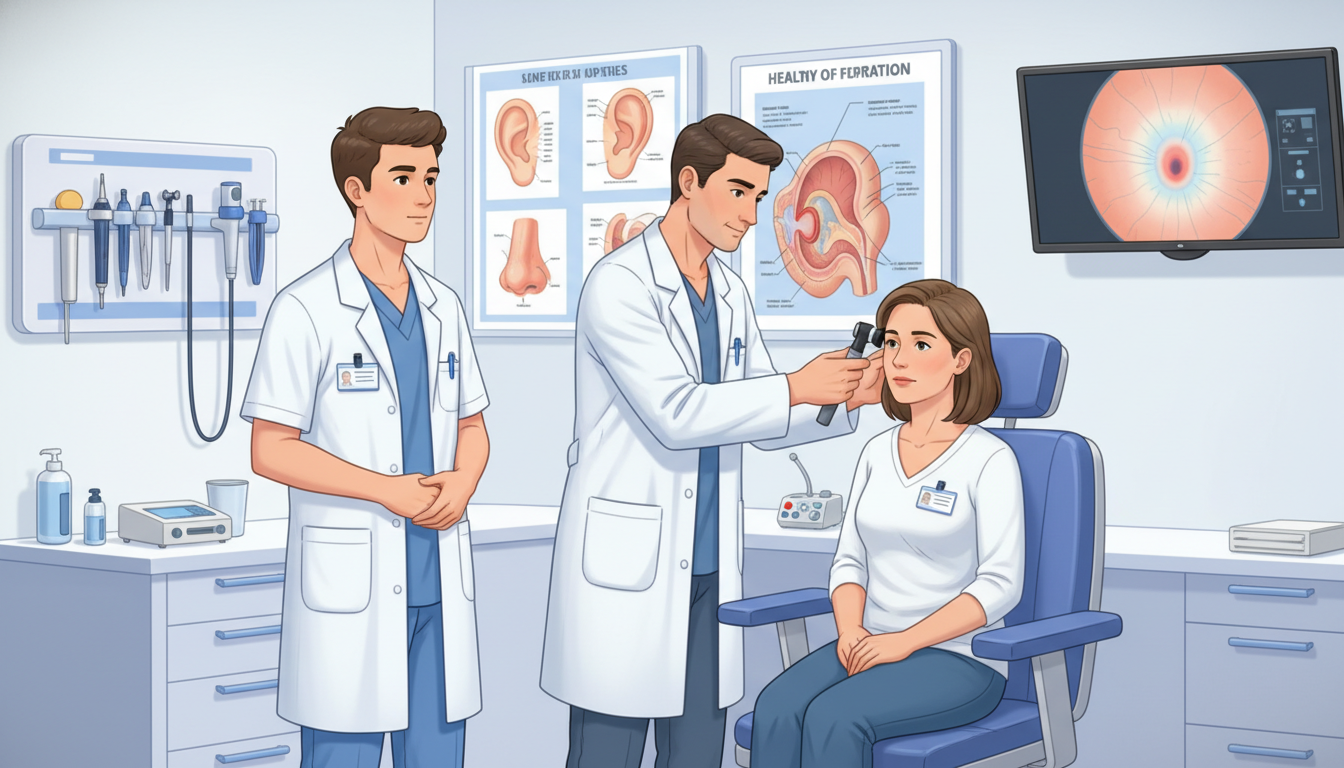Medical student shadowing ENT surgeon in clinic Medical student shadowing ENT surgeon in clinic - ENT residency for Surviving First Year of Med School in Otolaryngology (ENT