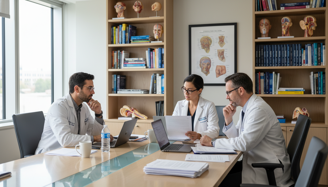 Resident program directors reviewing otolaryngology residency applications Resident program directors reviewing otolaryngology residency applications - ENT residency for Letters of Recommendation in O
