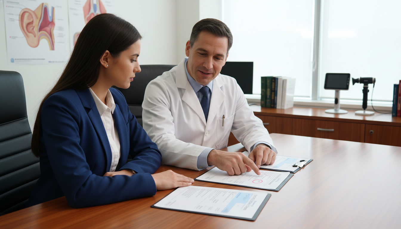 Medical student meeting with an ENT mentor to review residency application strategy - ENT residency for Low Step Score Strate