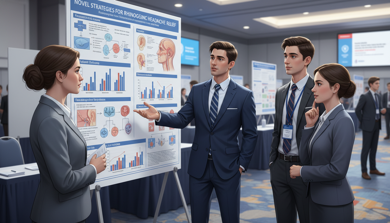 ENT residency applicant presenting research at a medical conference - ENT residency for Low Step Score Strategies in Otolaryn