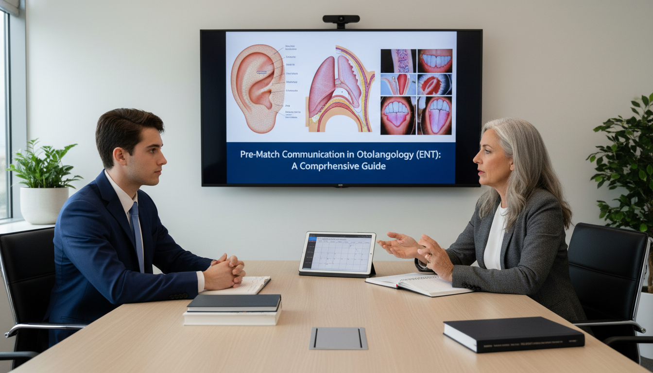Mastering Pre-Match Communication in ENT Residency: A Complete Guide