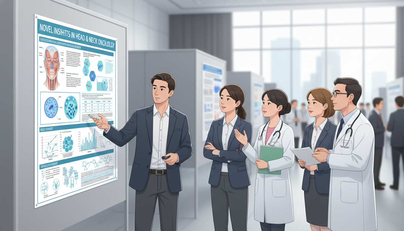 Pre-med student presenting ENT-related research poster Pre-med student presenting ENT-related research poster - ENT residency for Pre-Med Preparation in Otolaryngology (ENT): A Com