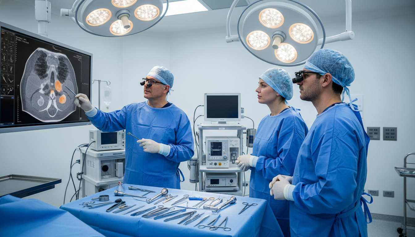 Otolaryngology residents in operating room environment - ENT residency for Program Selection Strategy in Otolaryngology (ENT)