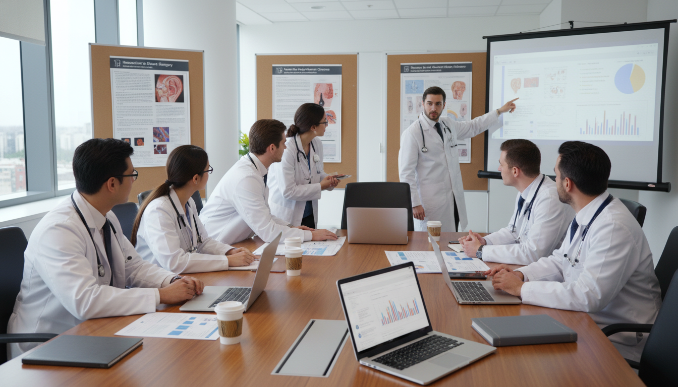 Otolaryngology residents collaborating on different types of research projects - ENT residency for Research During Residency