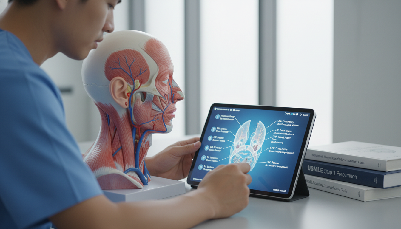 Head and neck anatomy study for USMLE Step 1 Head and neck anatomy study for USMLE Step 1 - ENT residency for USMLE Step 1 Preparation in Otolaryngology (ENT): A Comprehe