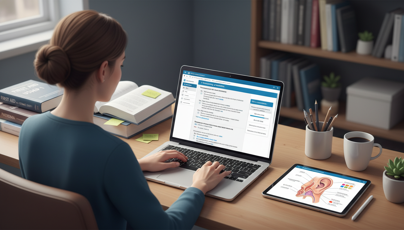 Medical student using digital USMLE Step 1 question bank Medical student using digital USMLE Step 1 question bank - ENT residency for USMLE Step 1 Preparation in Otolaryngology (ENT)