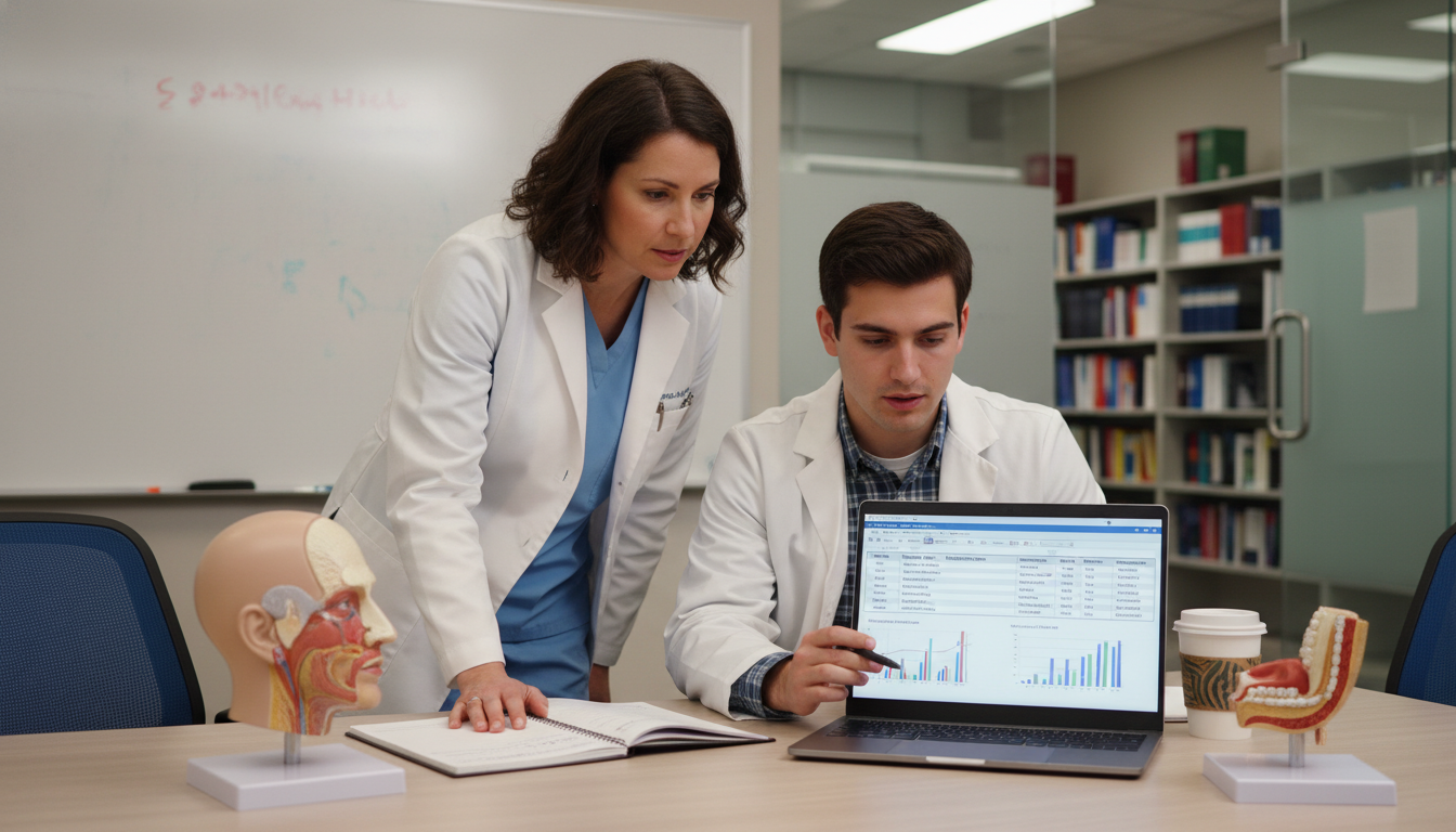 Resident analyzing USMLE score trends and ENT application strategy - ENT residency for Step Score Strategy in Otolaryngology