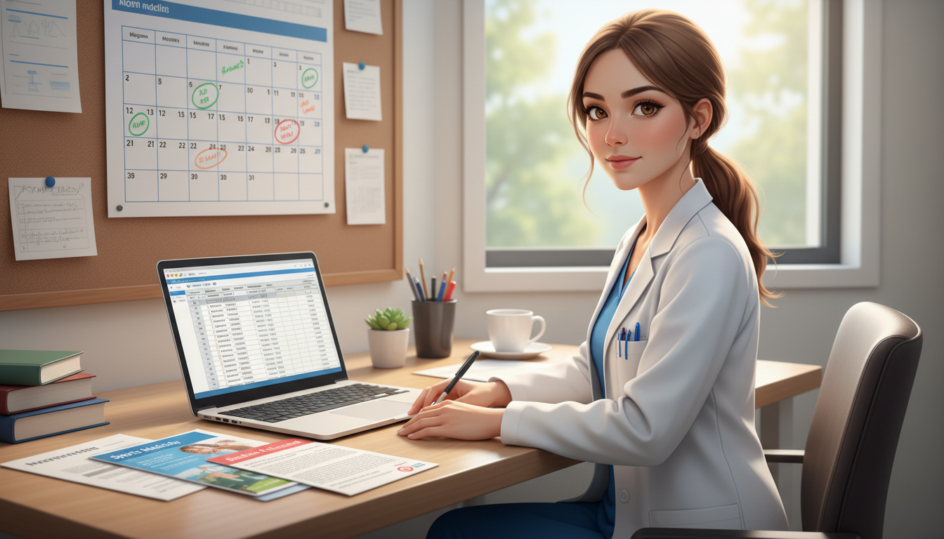 Family medicine resident creating a fellowship planning spreadsheet Family medicine resident creating a fellowship planning spreadsheet - family medicine residency for Fellowship Preparation in