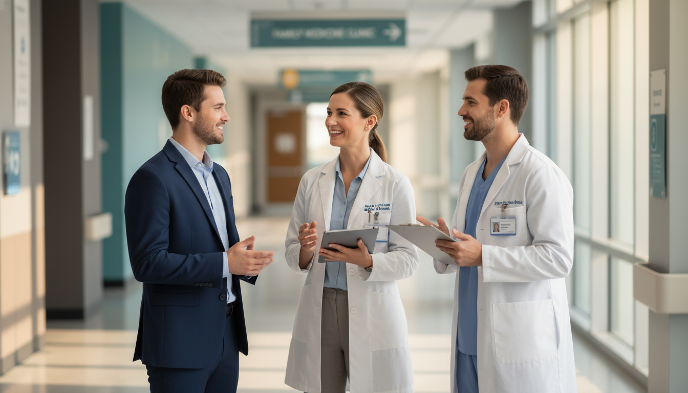 Resident interviewing at a family medicine residency program - family medicine residency for Program Selection Strategy in Fa