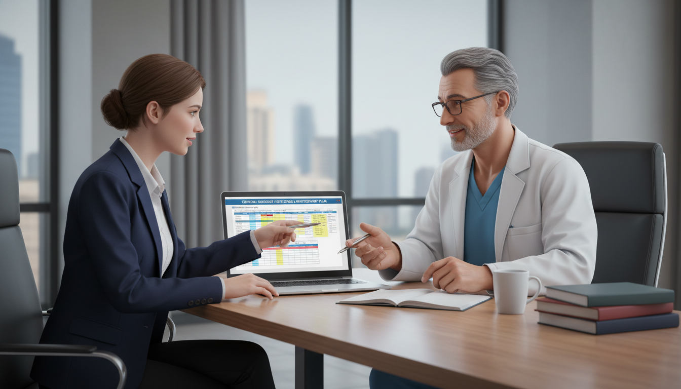 Medical student discussing specialty choice with surgical mentor Medical student discussing specialty choice with surgical mentor - general surgery residency for Choosing a Medical Specialty