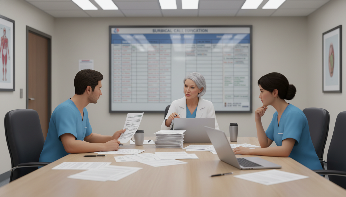 General surgery residents and attending reviewing applications General surgery residents and attending reviewing applications - general surgery residency for CV Building in General Surgery