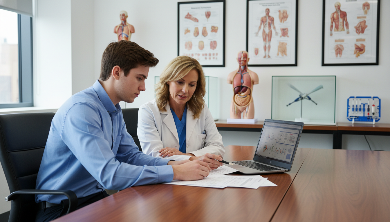 General surgery resident and unmatched applicant discussing options General surgery resident and unmatched applicant discussing options - general surgery residency for Failed Match Recovery in