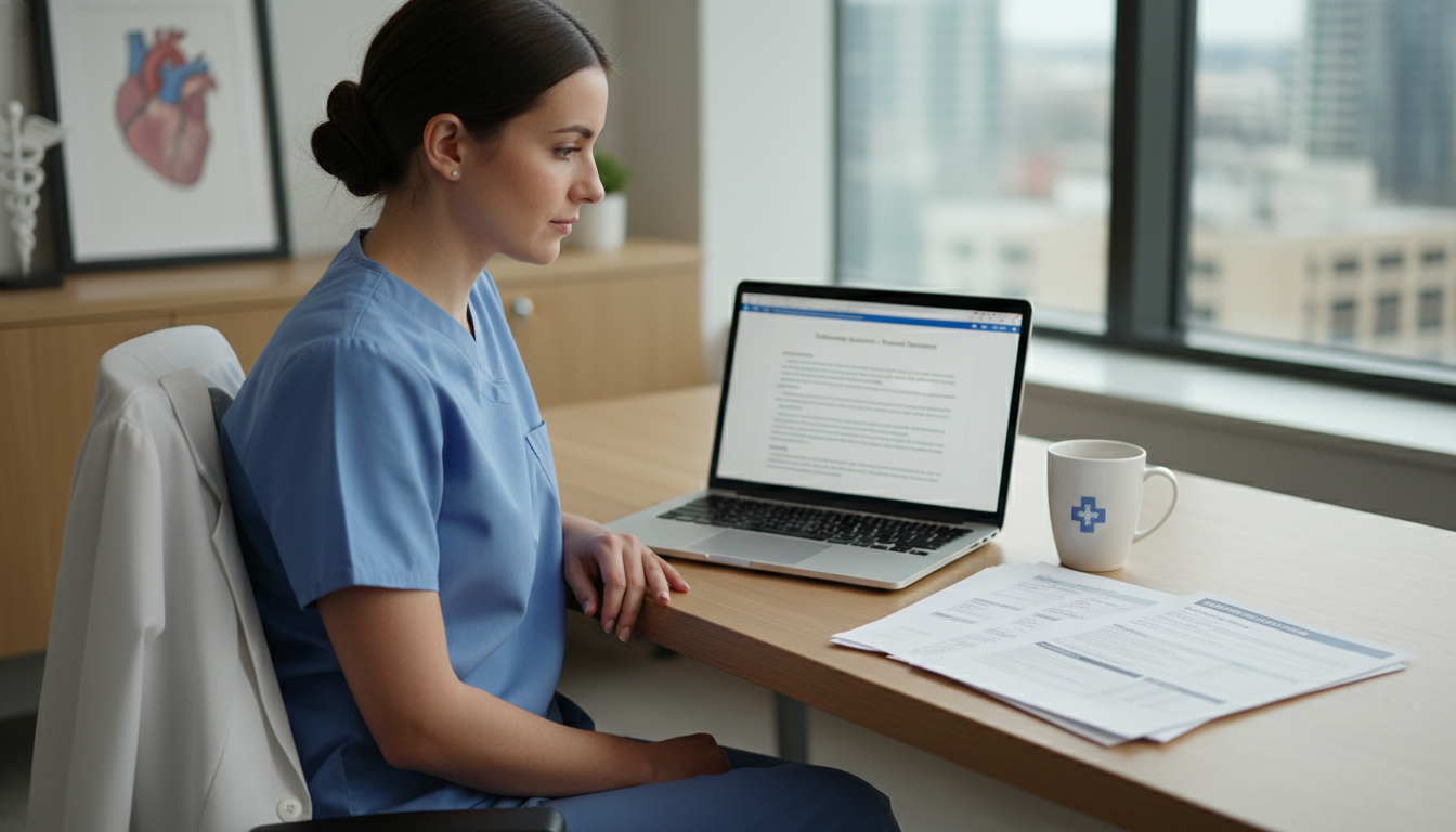 General surgery resident preparing fellowship application documents - general surgery residency for Fellowship Application St