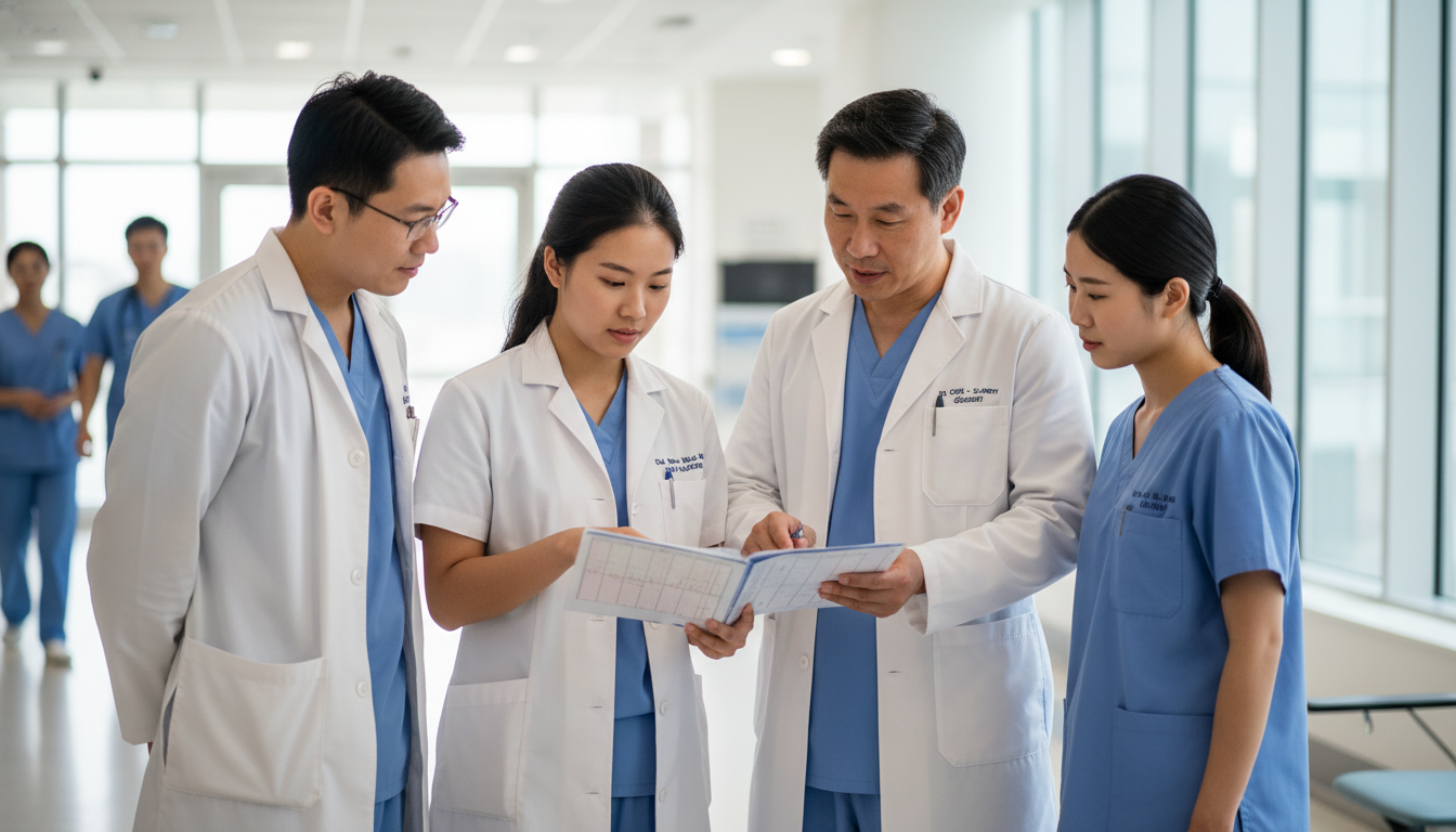 Medical student on general surgery rotation working closely with attending - general surgery residency for Low Step Score Str