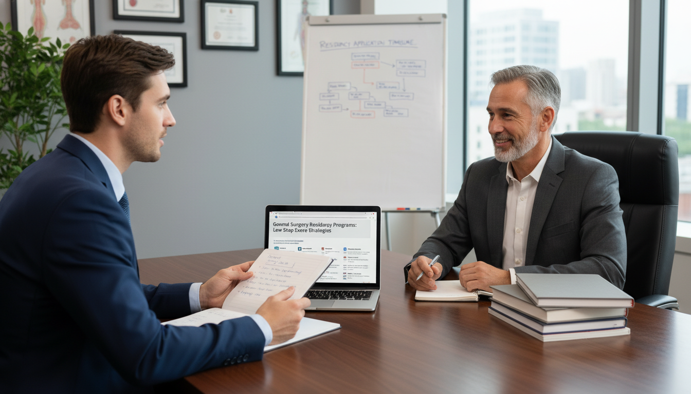 General surgery applicant preparing for residency interviews - general surgery residency for Low Step Score Strategies in Gen