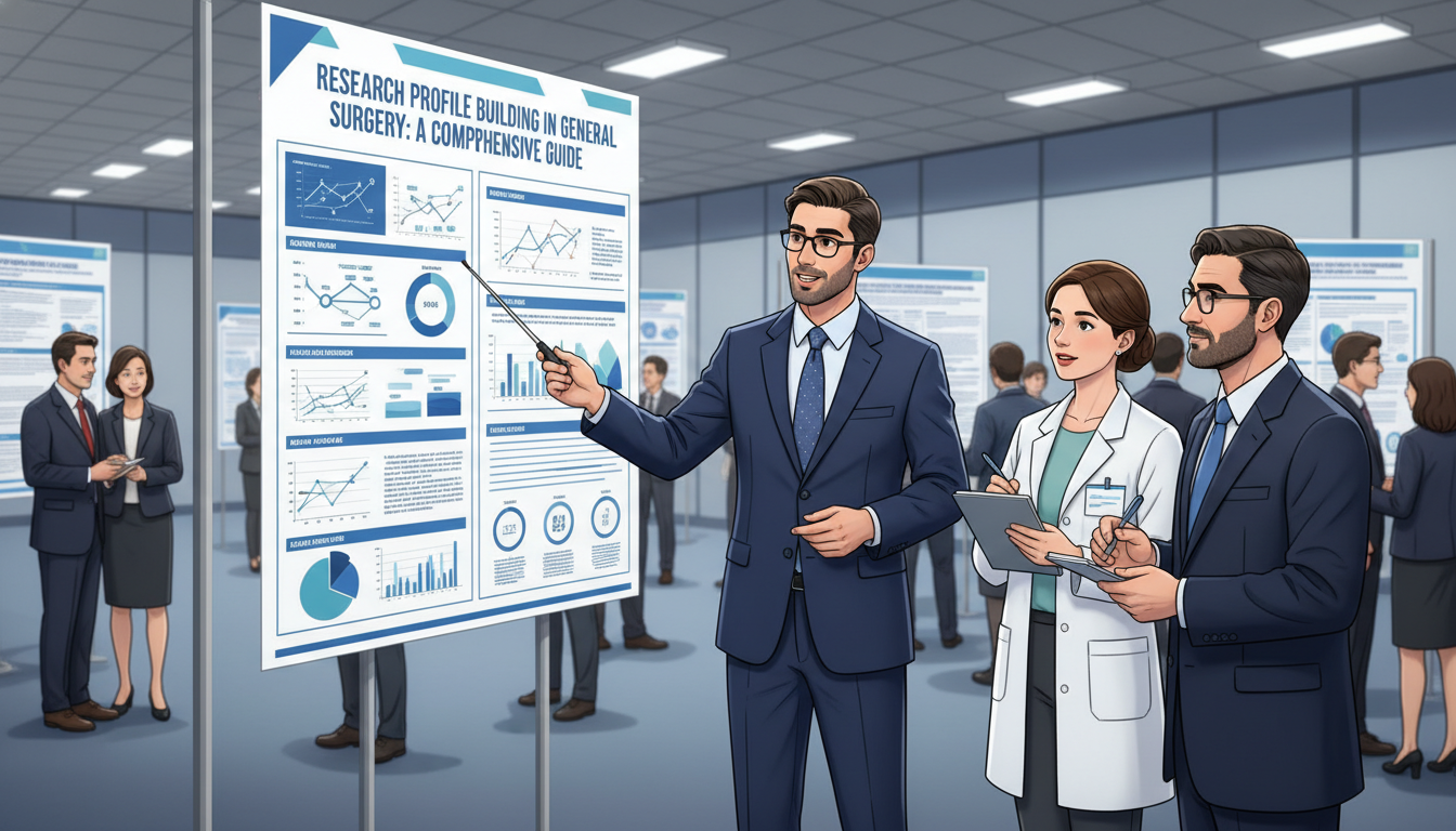 Poster presentation at a surgical research conference - general surgery residency for Research Profile Building in General Su