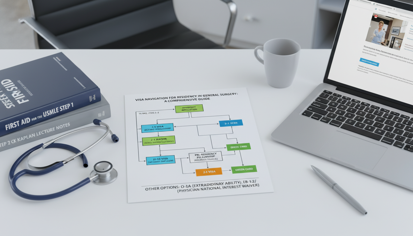 Flowchart of visa options for general surgery residency applicants Flowchart of visa options for general surgery residency applicants - general surgery residency for Visa Navigation for Reside