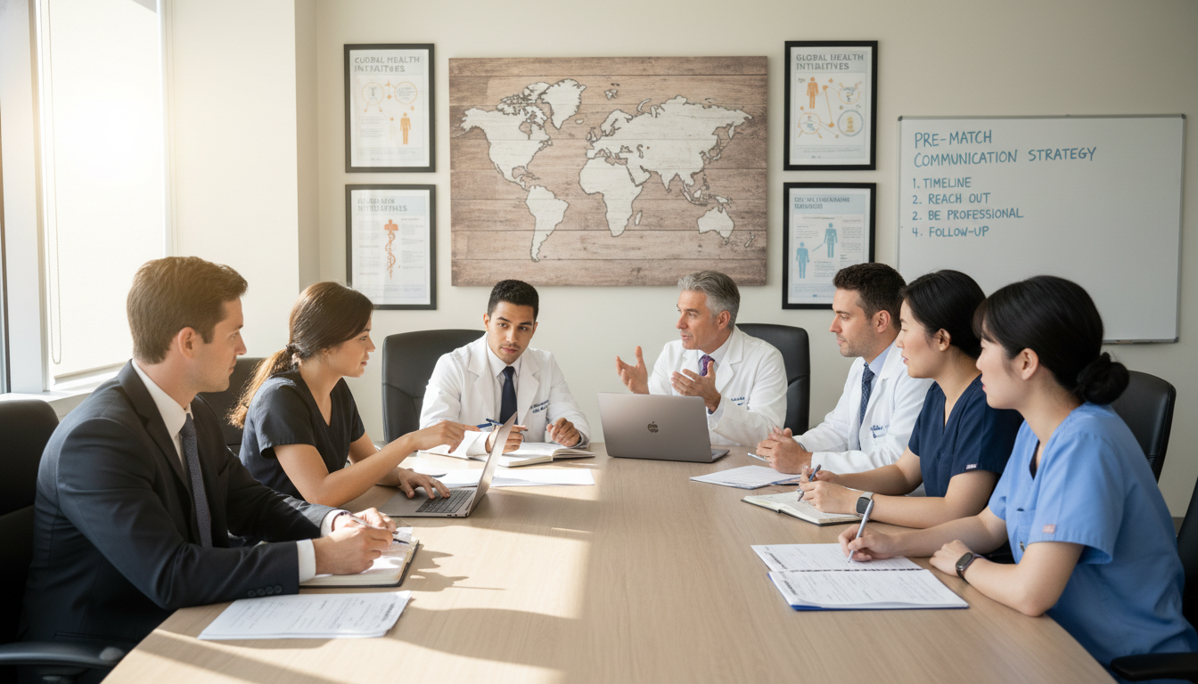 Mastering Pre-Match Communication for Global Health Residency Success