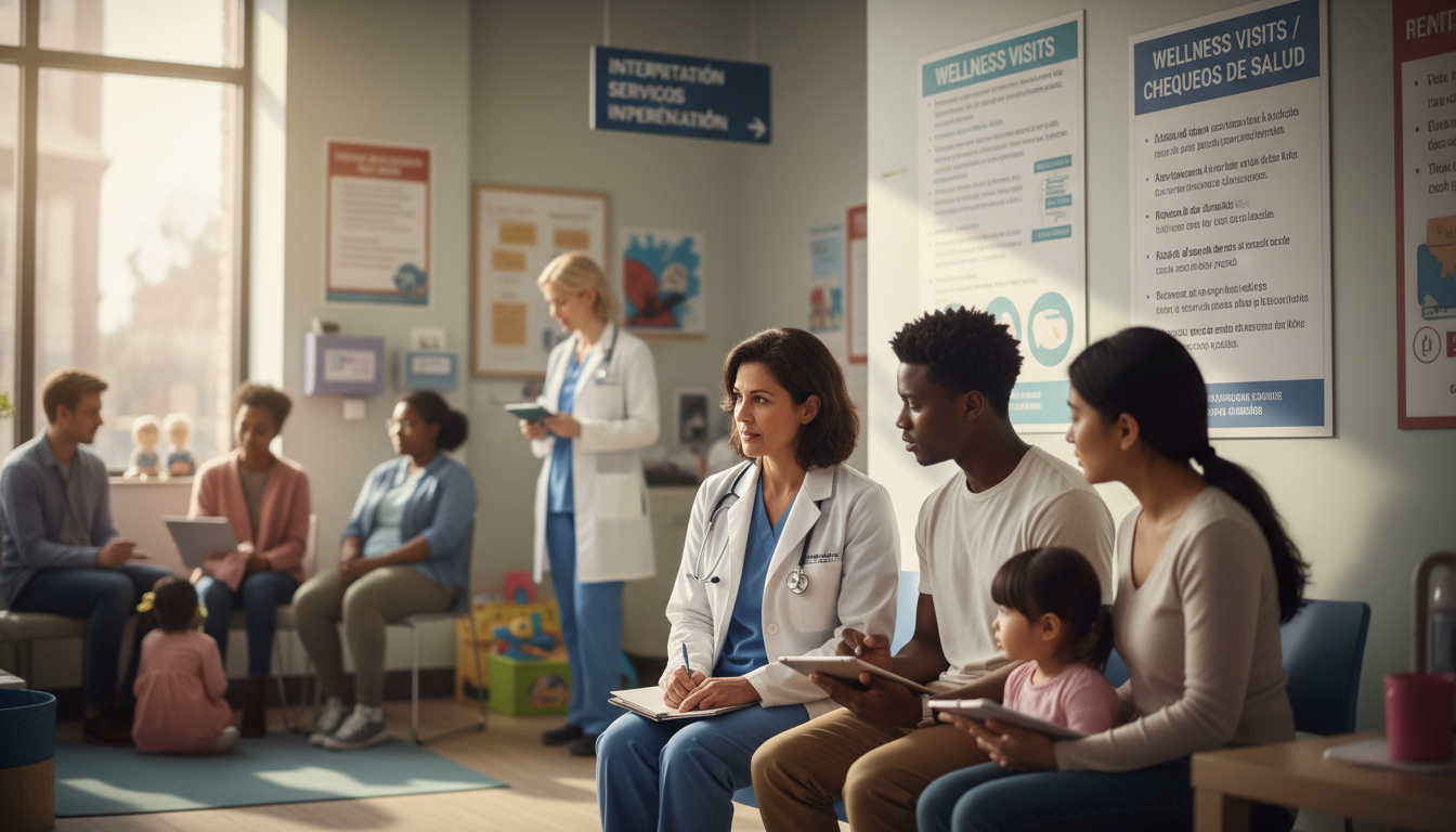 Global health premed students in a community clinic - global health residency track for Pre-Med Preparation in Global Health: