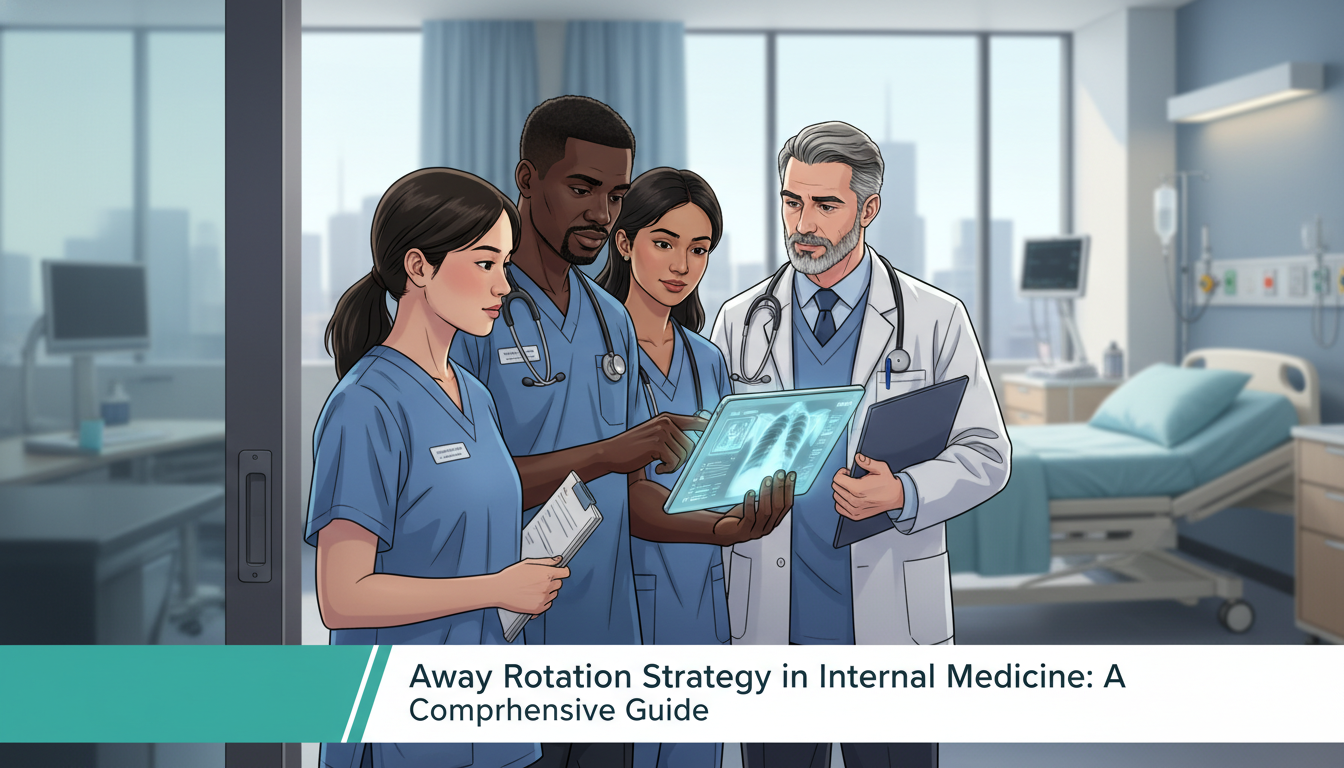 Medical student on rounds during internal medicine away rotation Medical student on rounds during internal medicine away rotation - internal medicine residency for Away Rotation Strategy in