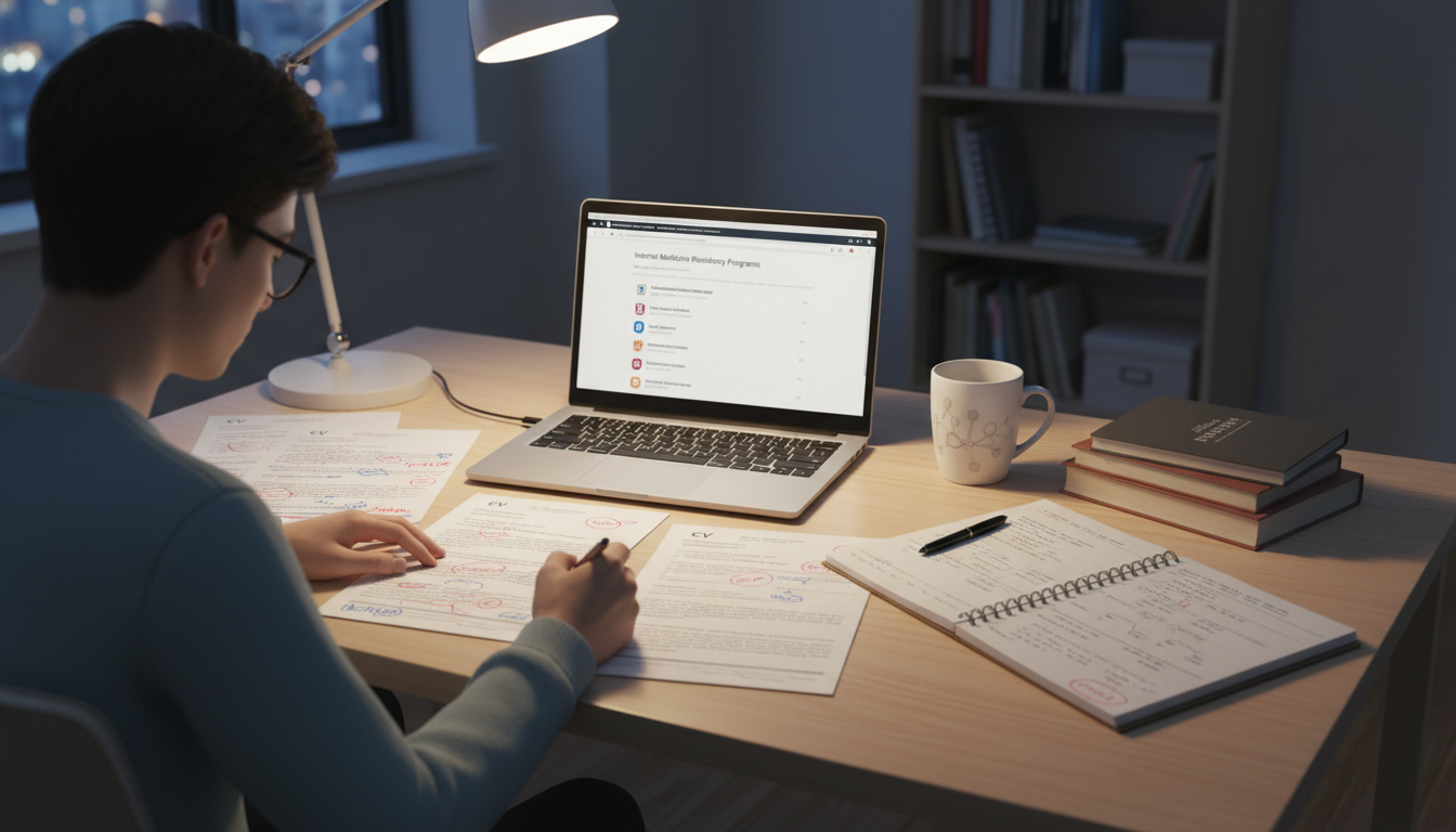 Residency applicant tailoring internal medicine CV for different programs Residency applicant tailoring internal medicine CV for different programs - internal medicine residency for CV Building in In