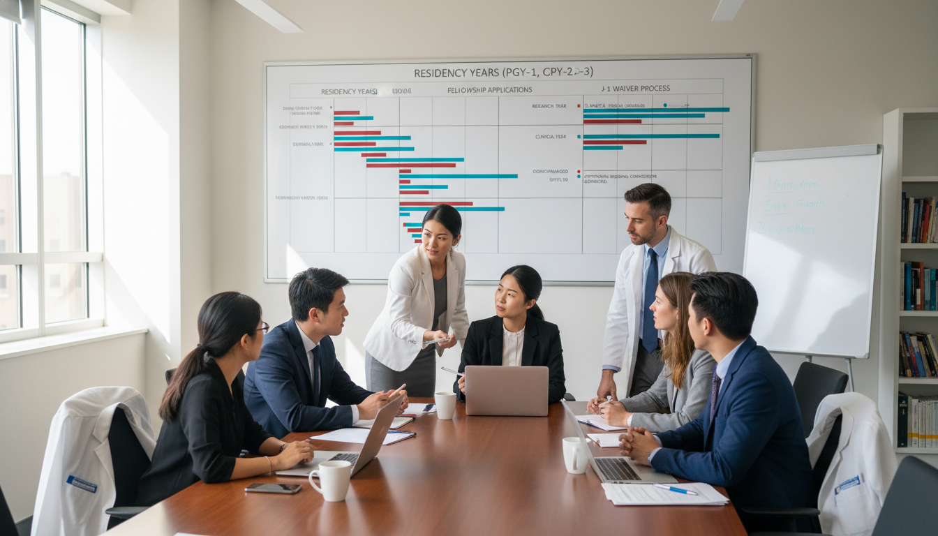 Timeline planning for internal medicine resident’s J-1 waiver process - internal medicine residency for J-1 Waiver Strategies