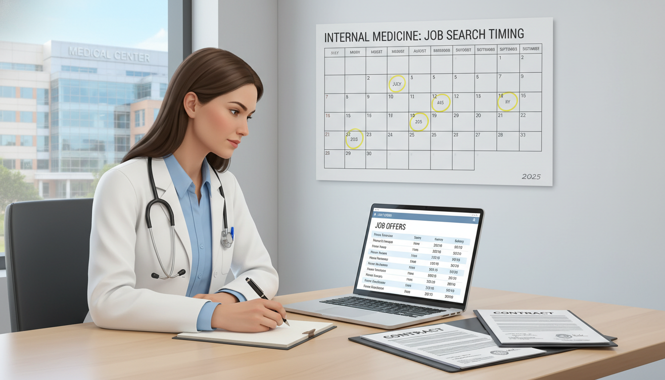 Mastering Your Job Search Timing in Internal Medicine Residency