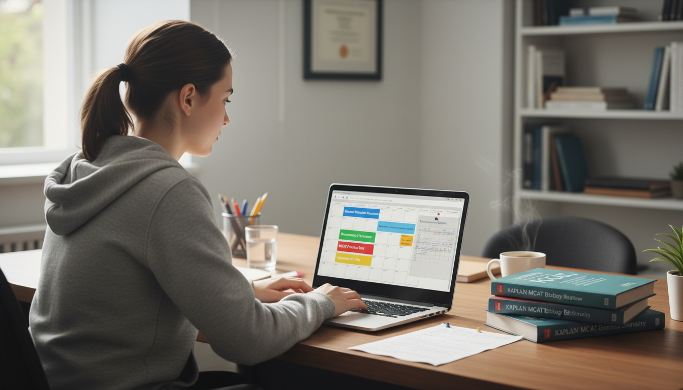 Student planning pre-med coursework and MCAT timeline Student planning pre-med coursework and MCAT timeline - internal medicine residency for Pre-Med Preparation in Internal Medic