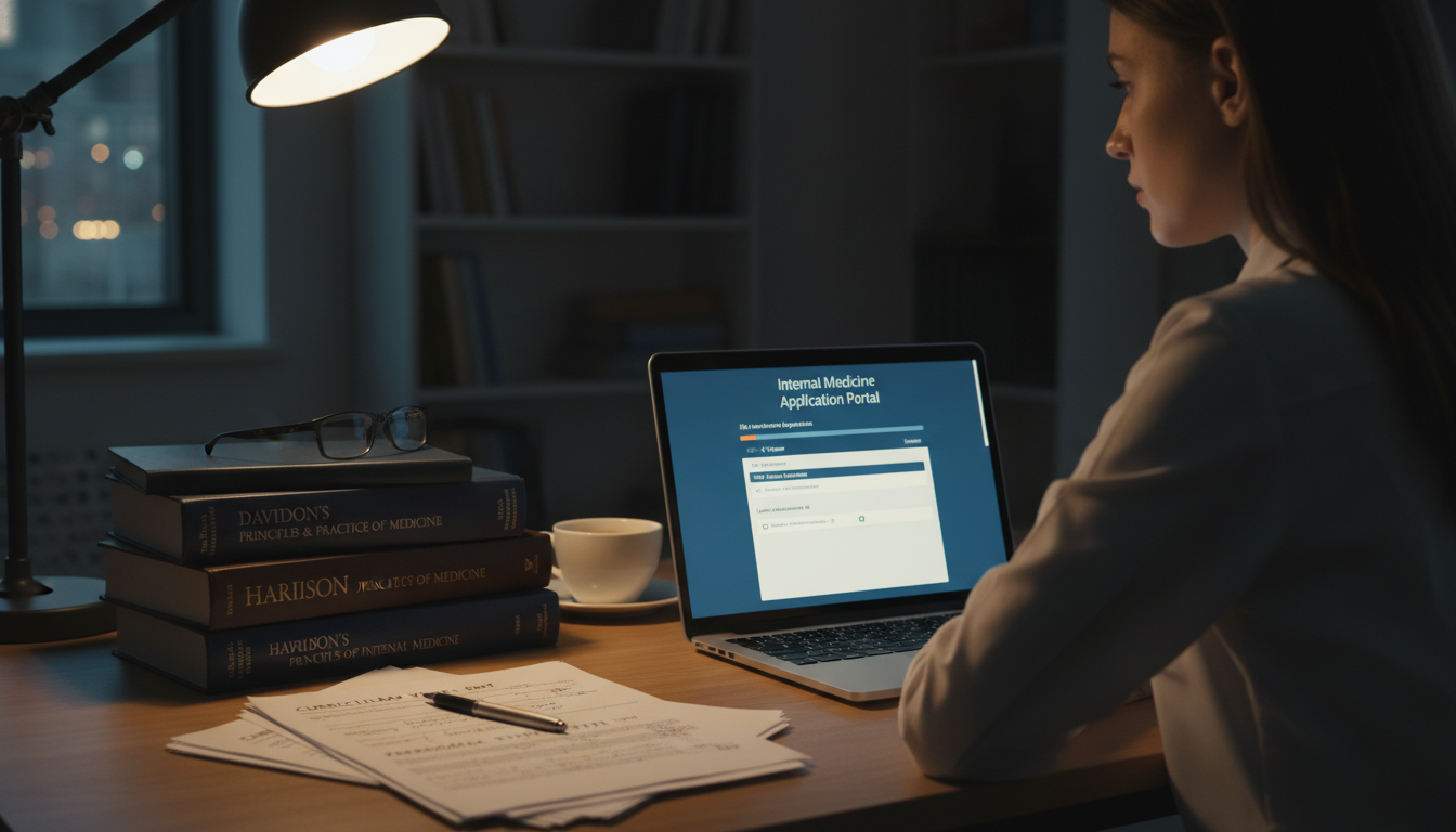 Medical student preparing SOAP documents for internal medicine residency - internal medicine residency for SOAP Preparation i