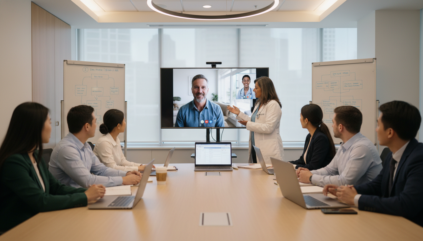Internal medicine residents learning telemedicine skills Internal medicine residents learning telemedicine skills - internal medicine residency for Telemedicine Career Opportunities