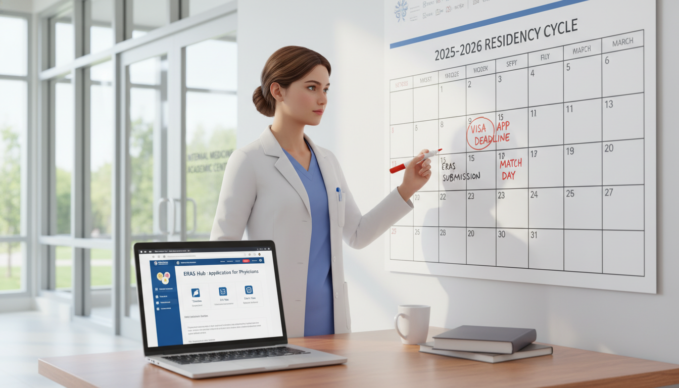 Timeline planning for IM residency match and visa strategy Timeline planning for IM residency match and visa strategy - internal medicine residency for Visa Navigation for Residency in