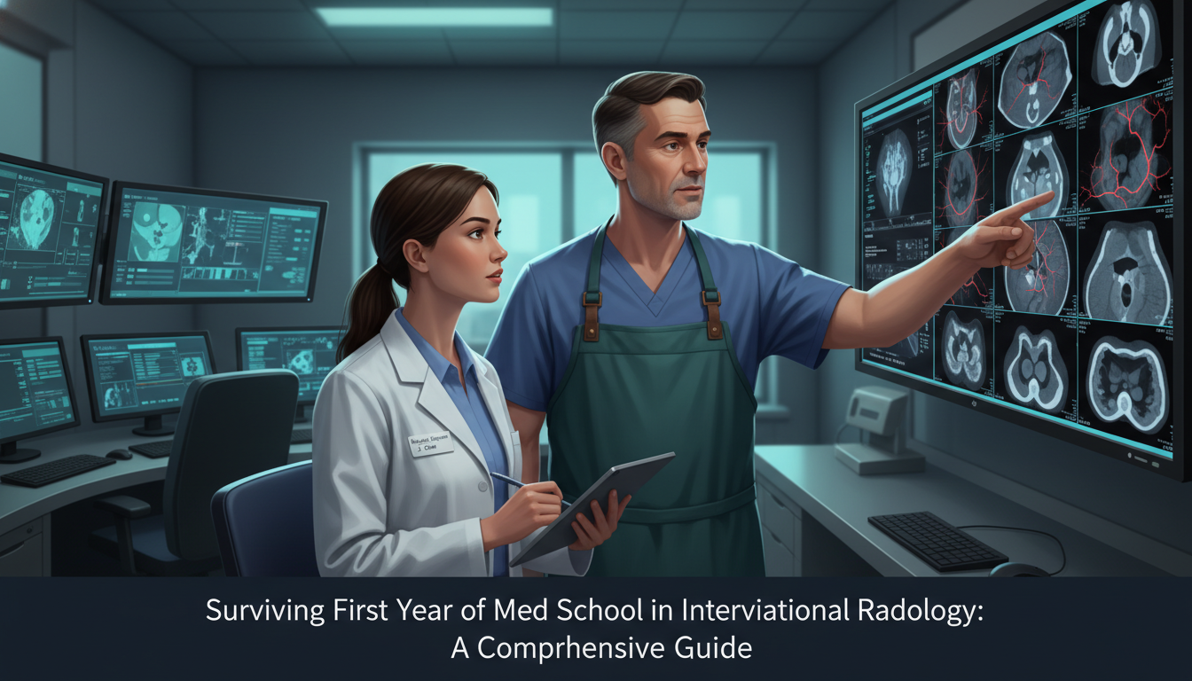 Interventional radiologist mentoring first-year medical student Interventional radiologist mentoring first-year medical student - interventional radiology residency for Surviving First Year