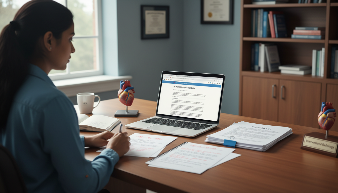 Residency applicant organizing letter of recommendation materials - interventional radiology residency for Letters of Recomme