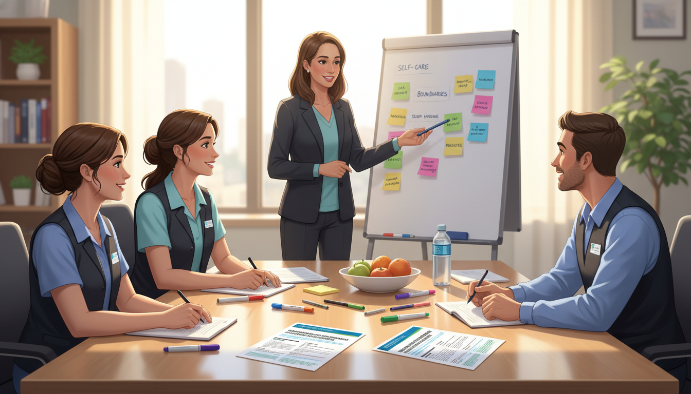 Med-Peds residents participating in a wellness workshop Med-Peds residents participating in a wellness workshop - med peds residency for Residency Burnout Prevention in Medicine-Ped