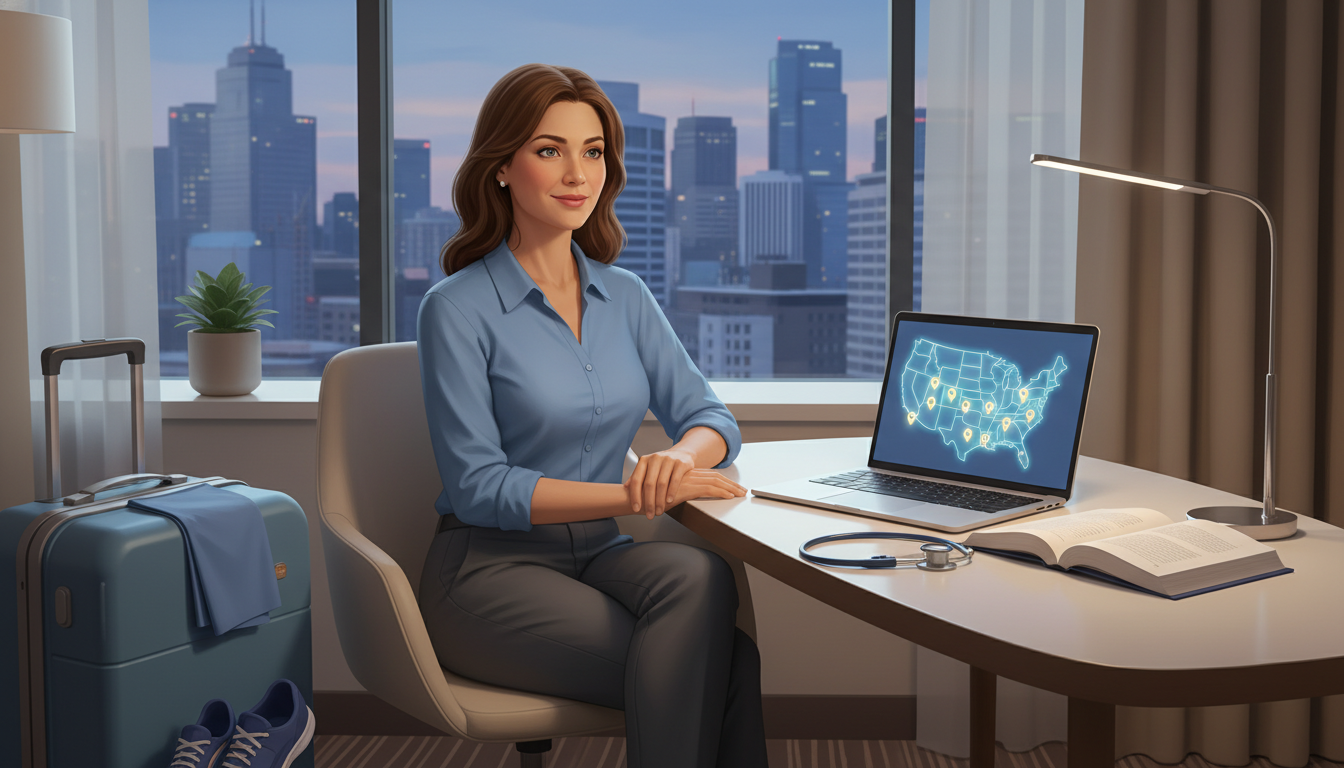 Medicine-Pediatrics locum physician balancing work and travel - med peds residency for Locum Tenens Opportunities in Medicine