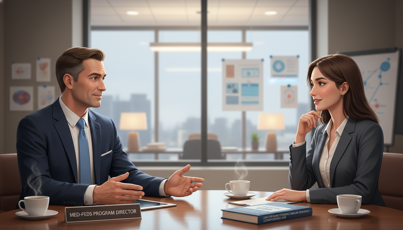 Medicine-Pediatrics residency interview in progress Medicine-Pediatrics residency interview in progress - med peds residency for Low Step Score Strategies in Medicine-Pediatrics