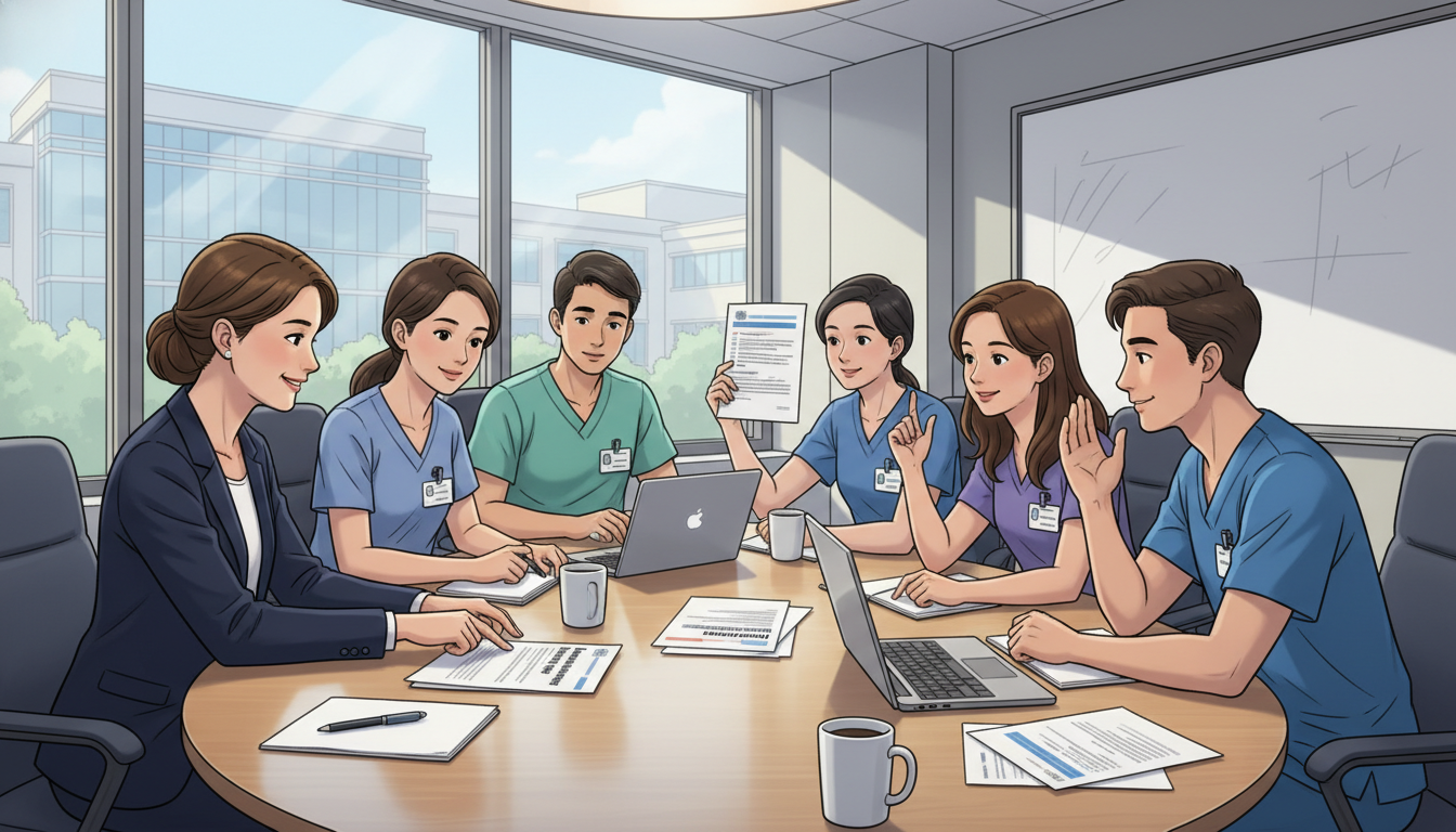 Residency program director discussing malpractice coverage with Med-Peds residents Residency program director discussing malpractice coverage with Med-Peds residents - med peds residency for Malpractice Insur