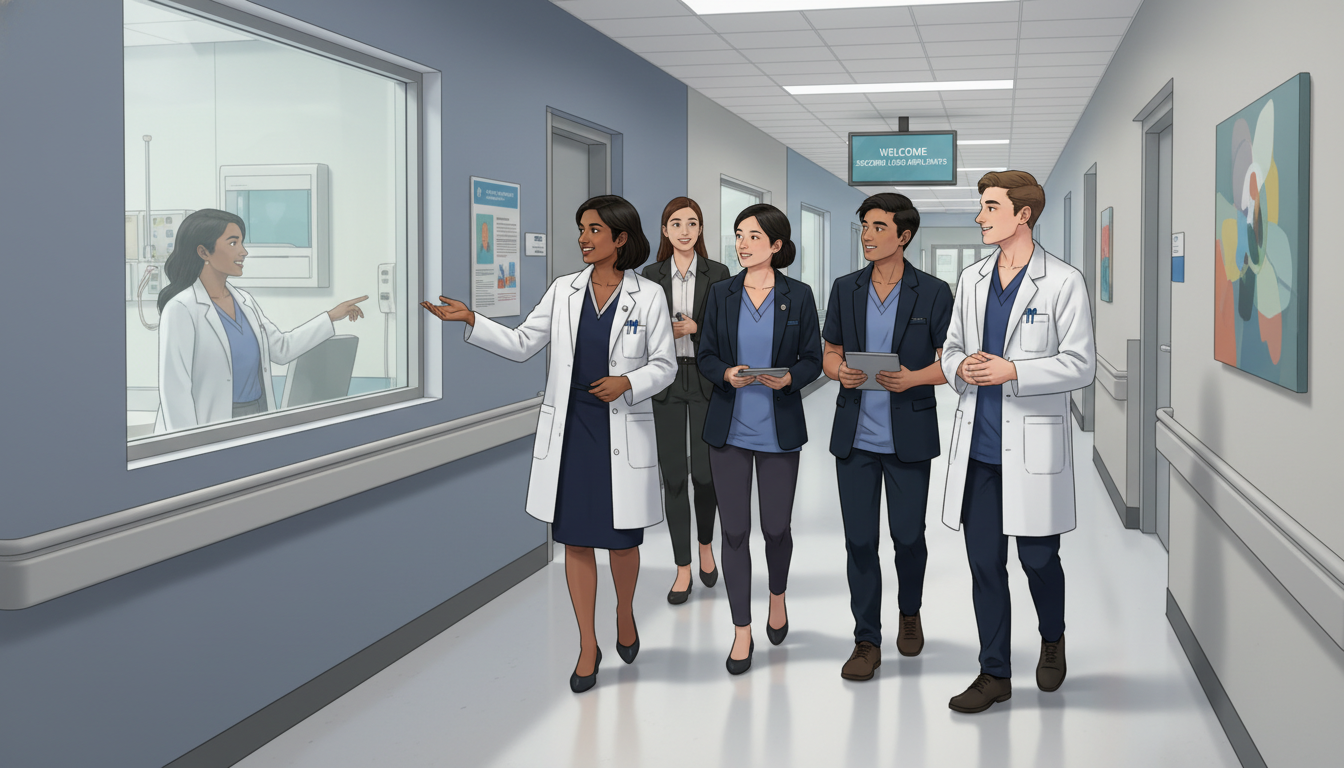 Medicine-pediatrics residents and faculty engaging in a residency second-look day Medicine-pediatrics residents and faculty engaging in a residency second-look day - med peds residency for Pre-Match Communic