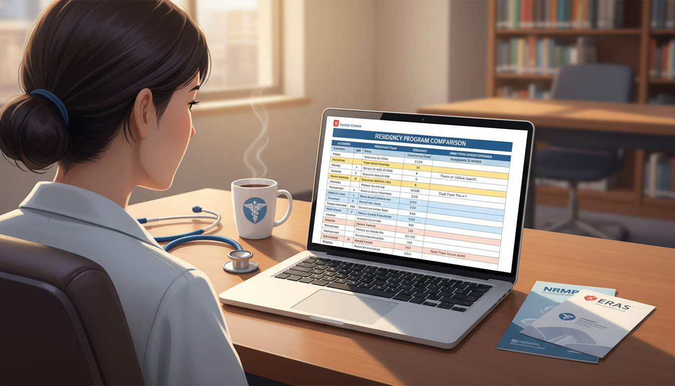 Medical student building residency program spreadsheet - med peds residency for Program Selection Strategy in Medicine-Pediat