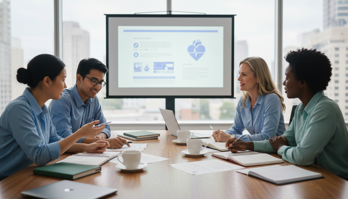 Medicine-Pediatrics residents in a teaching conference - med peds residency for Questions to Ask Programs in Medicine-Pediatr