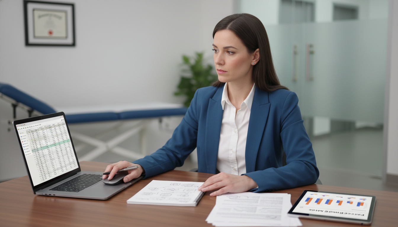 Med-Peds physician reviewing practice performance and future growth plans Med-Peds physician reviewing practice performance and future growth plans - med peds residency for Starting a Private Practic