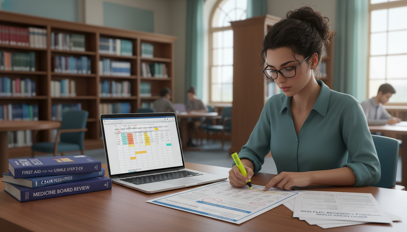 Medical Student Planning Step 2 CK Study Timeline for Med-Peds - med peds residency for Step Score Strategy in Medicine-Pedia