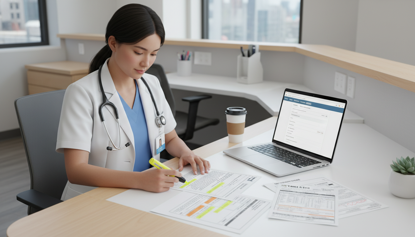 Med-Peds Resident Reviewing USMLE Score Reports and ERAS Application - med peds residency for Step Score Strategy in Medicine