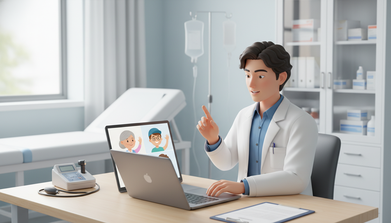 Hybrid Med-Peds telemedicine and clinic workflow Hybrid Med-Peds telemedicine and clinic workflow - med peds residency for Telemedicine Career Opportunities in Medicine-Pedia