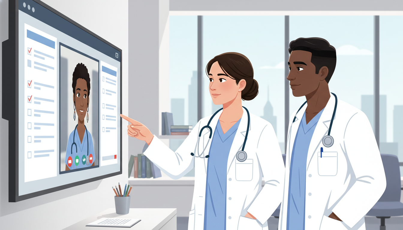 Med-Peds resident learning telemedicine skills Med-Peds resident learning telemedicine skills - med peds residency for Telemedicine Career Opportunities in Medicine-Pediatr