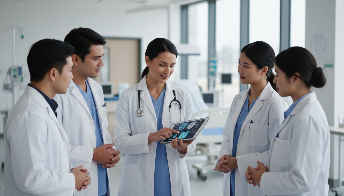 Medicine-Psychiatry physician teaching residents on inpatient service Medicine-Psychiatry physician teaching residents on inpatient service - med psych residency for Academic vs Private Practice