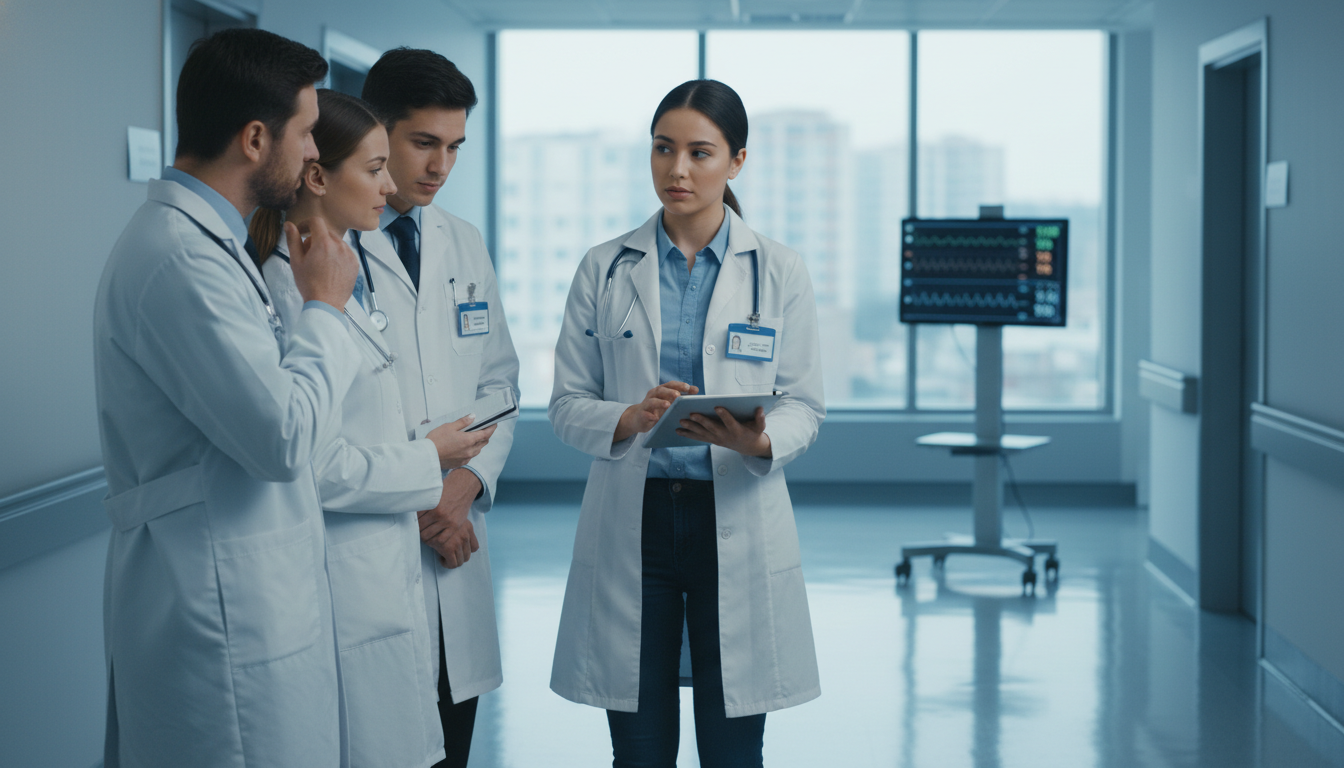 Medical student presenting integrated medicine-psychiatry assessment to attending Medical student presenting integrated medicine-psychiatry assessment to attending - med psych residency for Excelling in Clin