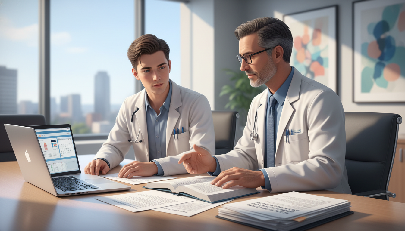 Medicine-psychiatry physician discussing locum contract options - med psych residency for Locum Tenens Opportunities in Medic